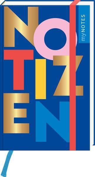 myNOTES Papeterie: Notizbuch A6 NOTIZEN - COLOR POP