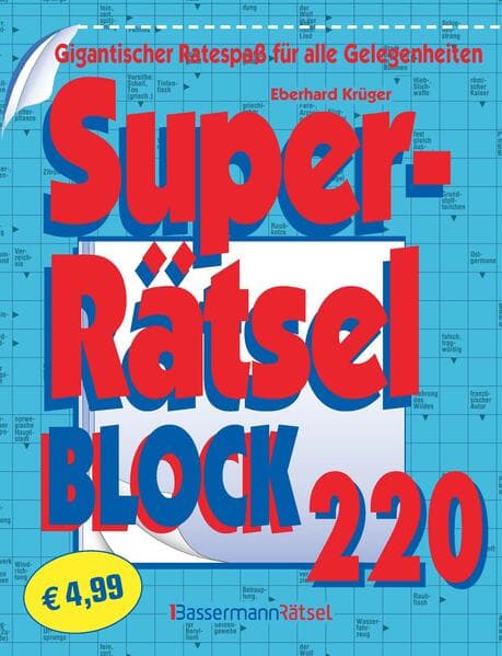 Superrätselblock 220 (5 Exemplare à 4,99 EUR)