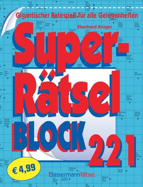 Superrätselblock 221 (5 Exemplare à 4,99 EUR)