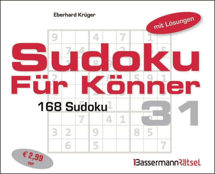 Sudoku für Könner 31 (5 Exemplare à 2,99 EUR)
