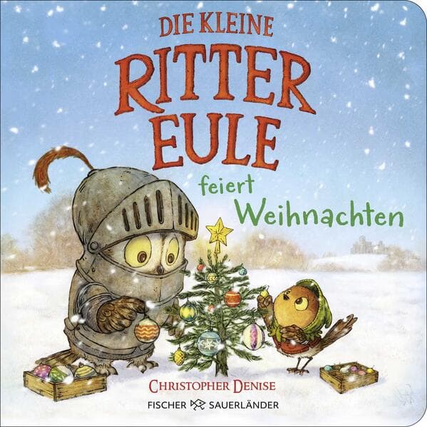Die kleine Rittereule feiert Weihnachten