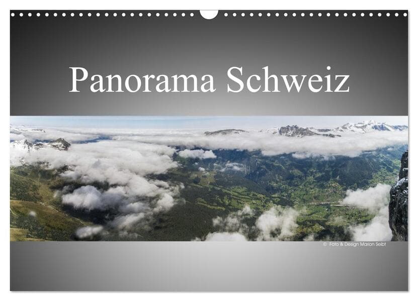 Panorama Schweiz (Wandkalender 2026 DIN A3 quer), CALVENDO Monatskalender