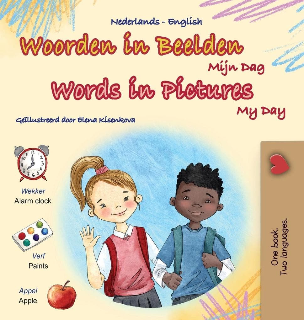 Words in Pictures - My Day (Dutch English Bilingual Children's Book)