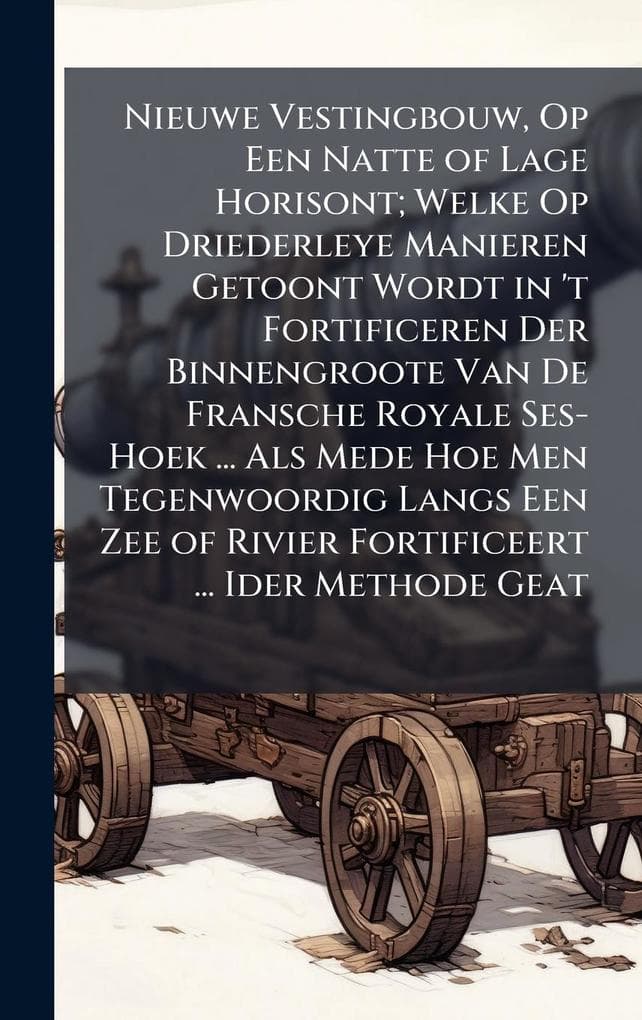 Nieuwe Vestingbouw, Op Een Natte of Lage Horisont; Welke Op Driederleye Manieren Getoont Wordt in 't Fortificeren Der Binnengroote Van De Fransche Royale Ses-Hoek ... Als Mede Hoe Men Tegenwoordig Langs Een Zee of Rivier Fortificeert ... Ider Methode Geat