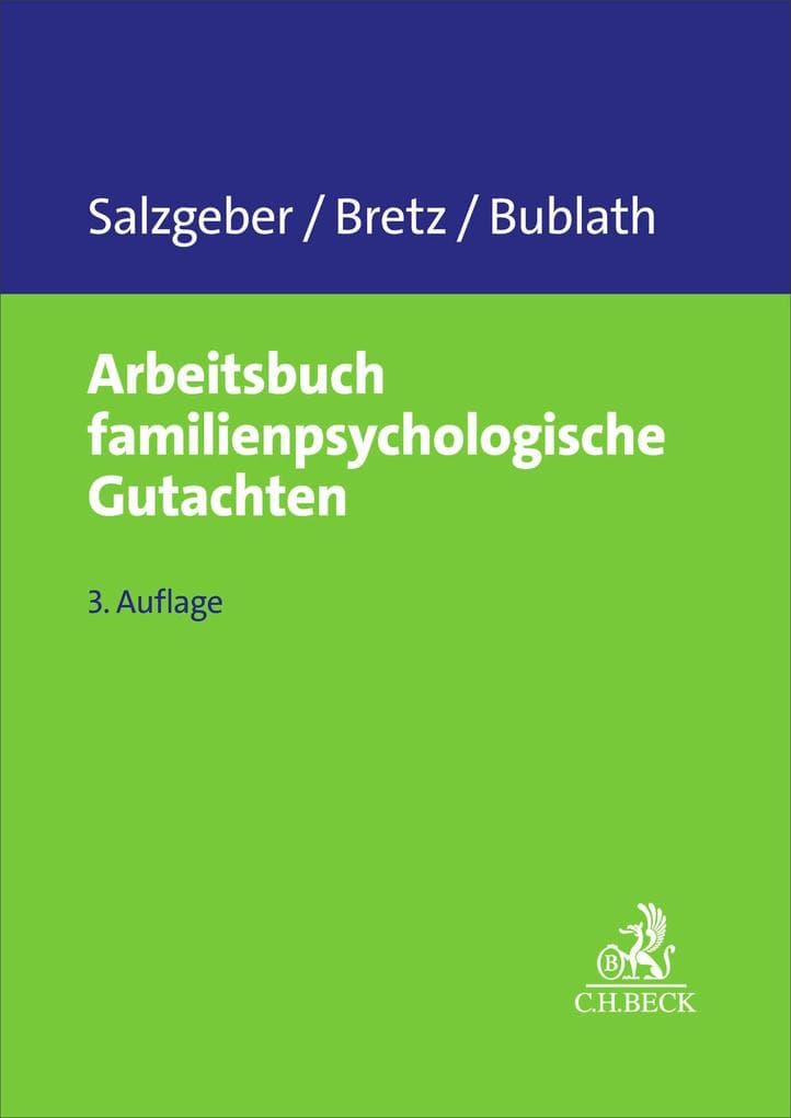 Arbeitsbuch familienpsychologische Gutachten