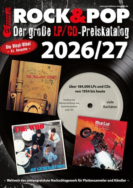 Der große Rock & Pop LP/CD Preiskatalog 2026/27