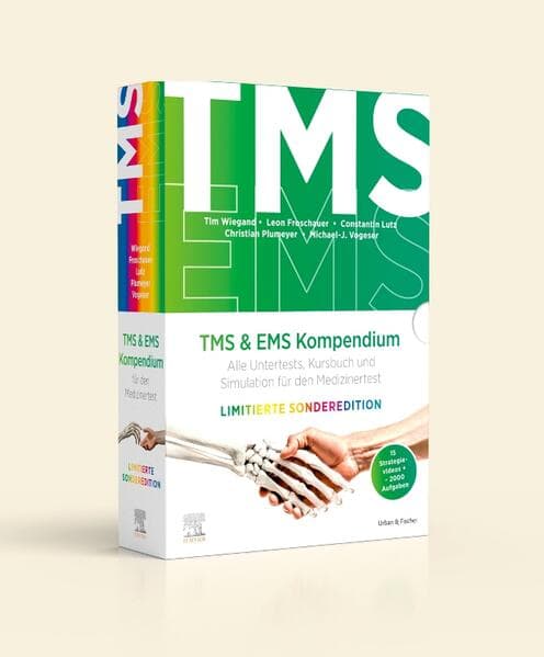 TMS & EMS Kompendium Sonderedition - Alle Untertests, Kursbuch und Simulation für den Medizinertest im Schuber
