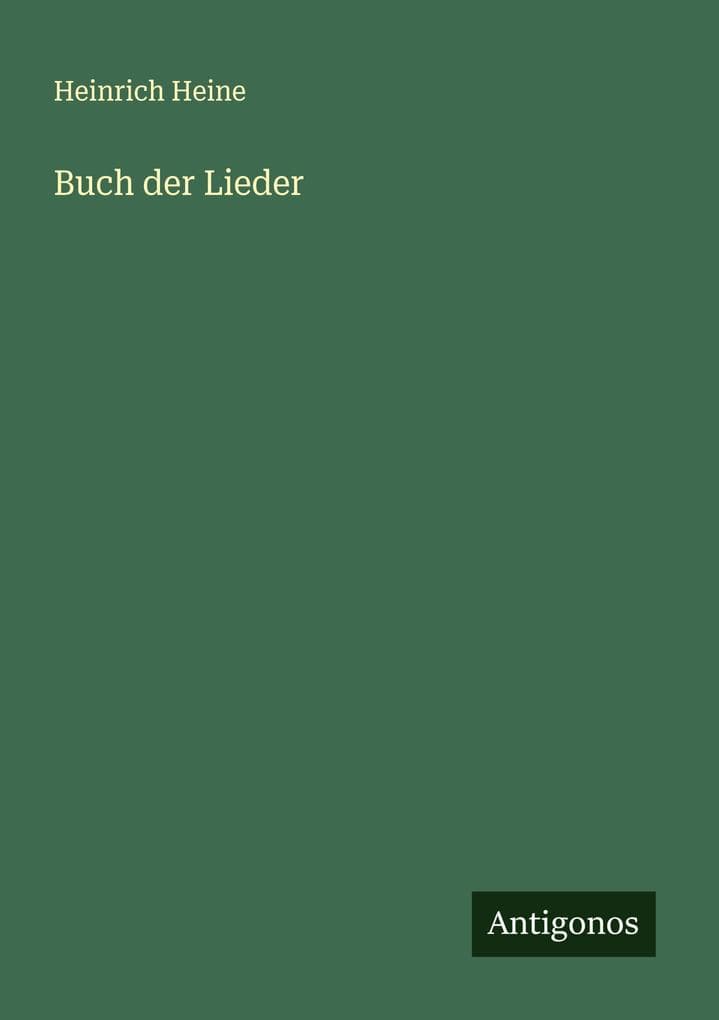 Buch der Lieder