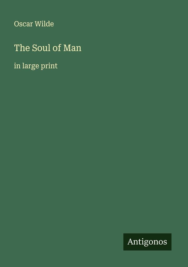The Soul of Man