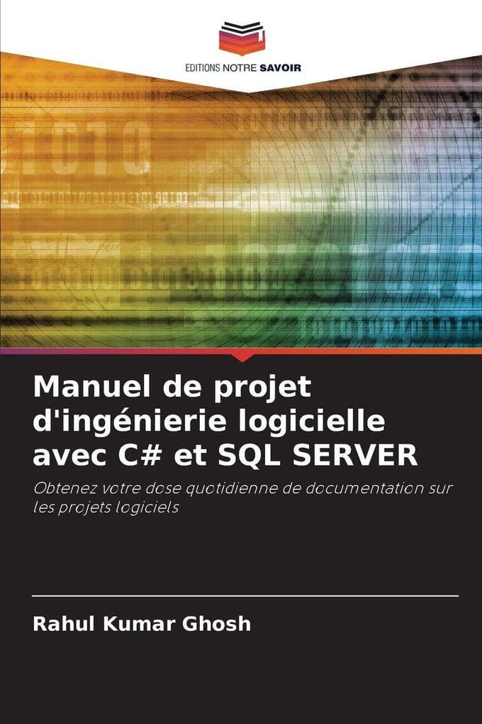 Manuel de projet d'ingénierie logicielle avec C# et SQL SERVER