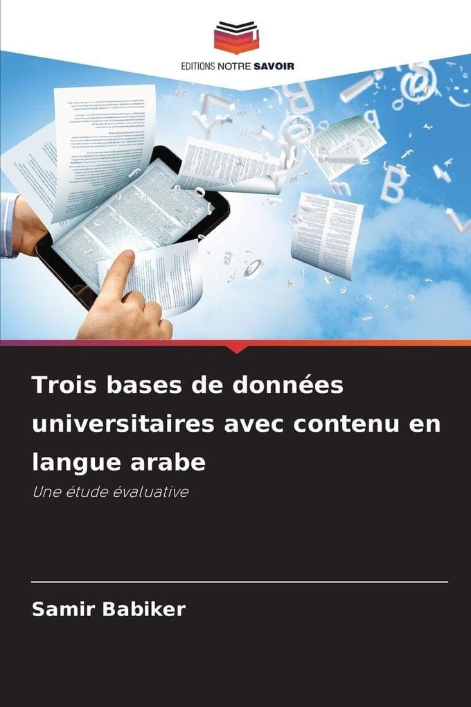 Trois bases de données universitaires avec contenu en langue arabe