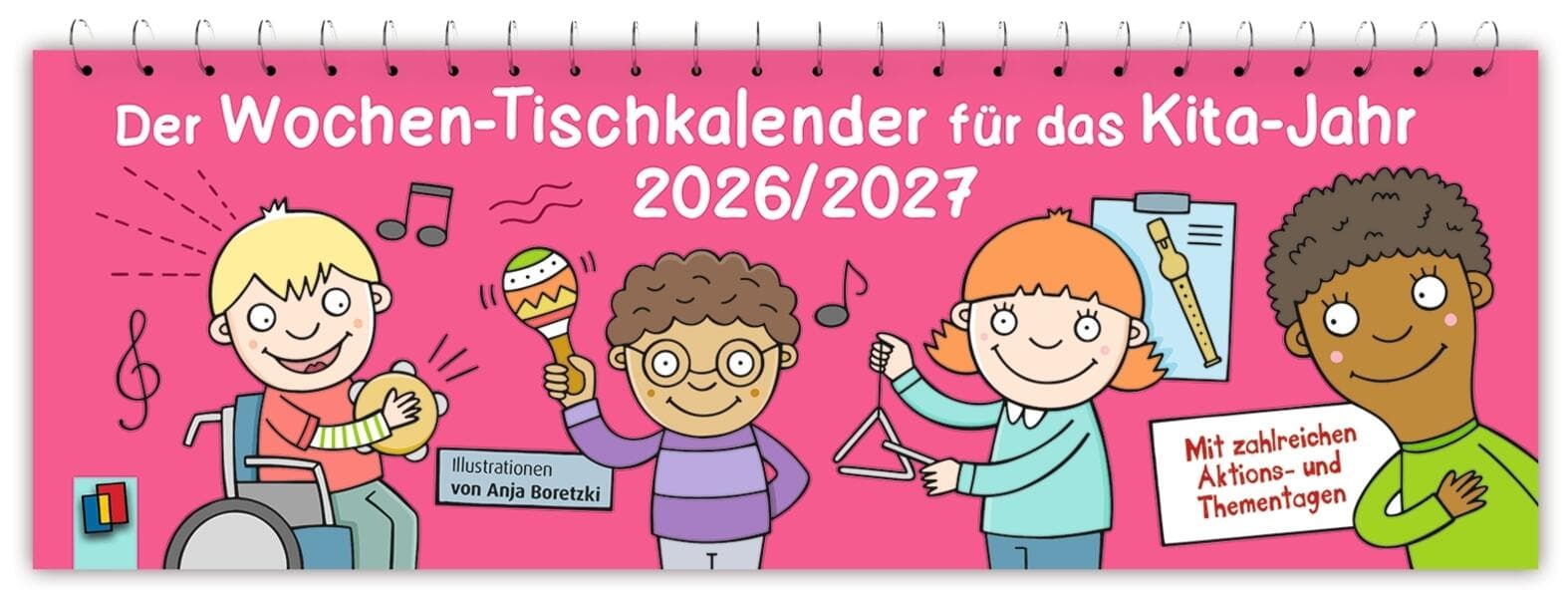 Der Wochen-Tischkalender für das Kita-Jahr 2026/2027