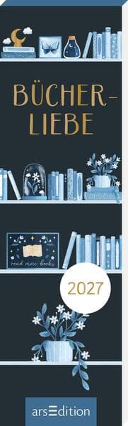 Lesezeichenkalender Bücherliebe 2027