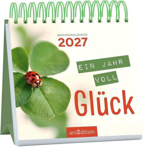 Mini-Wochenkalender Ein Jahr voll Glück 2027