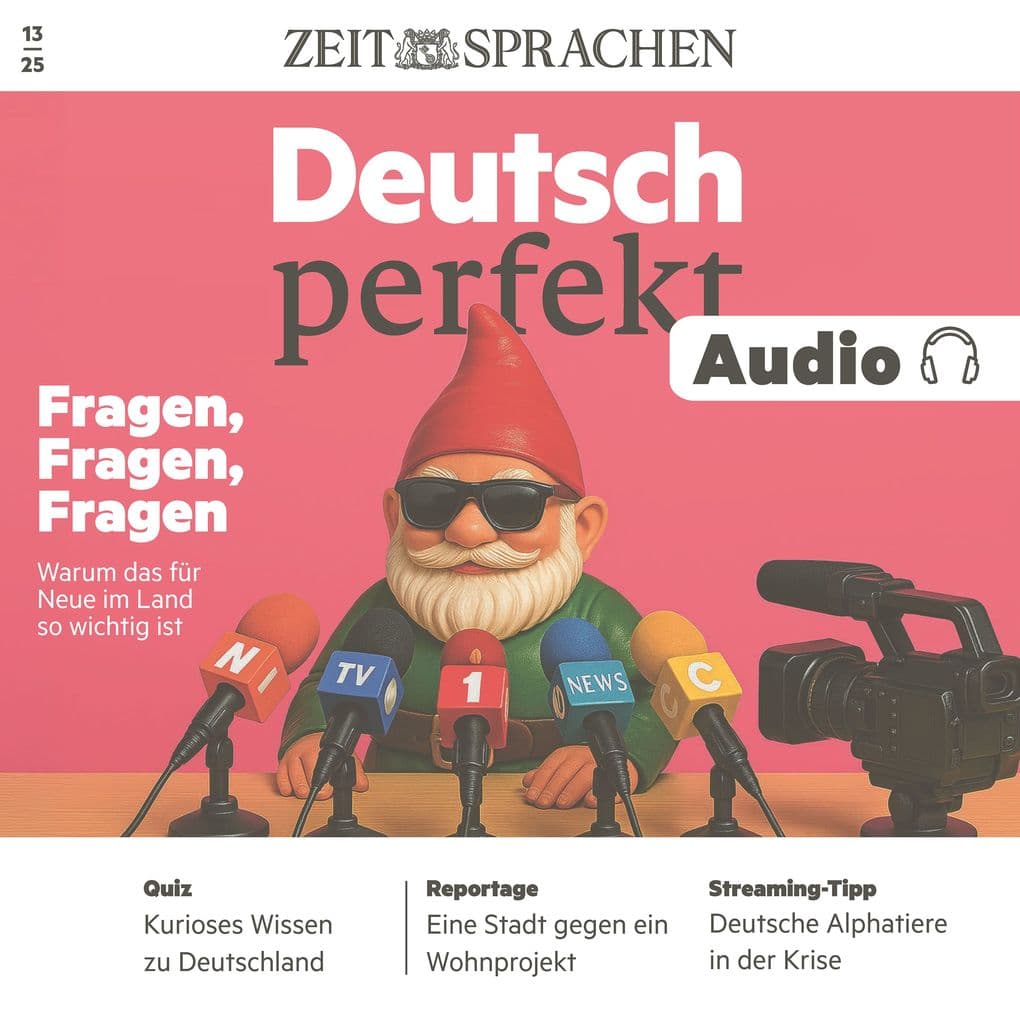 Deutsch lernen Audio Fragen, Fragen, Fragen