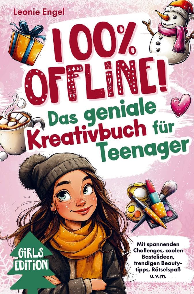 100% offline! Das Kreativbuch für Teenager-Mädchen