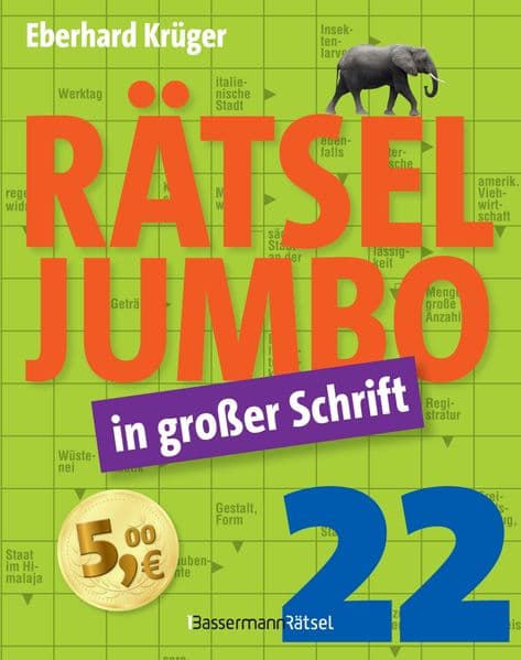 Rätseljumbo in großer Schrift 22