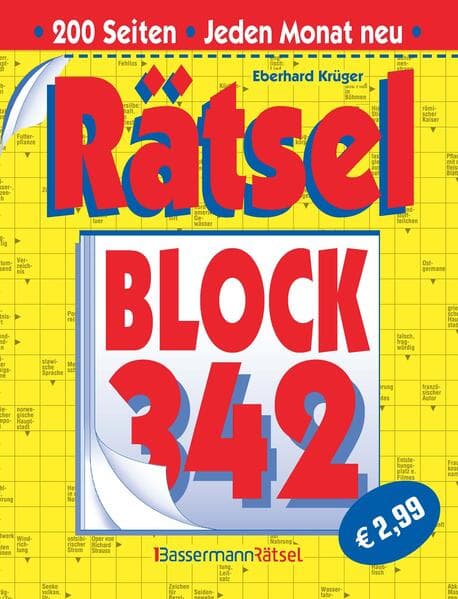 Rätselblock 342 (5 Exemplare à 2,99 EUR)