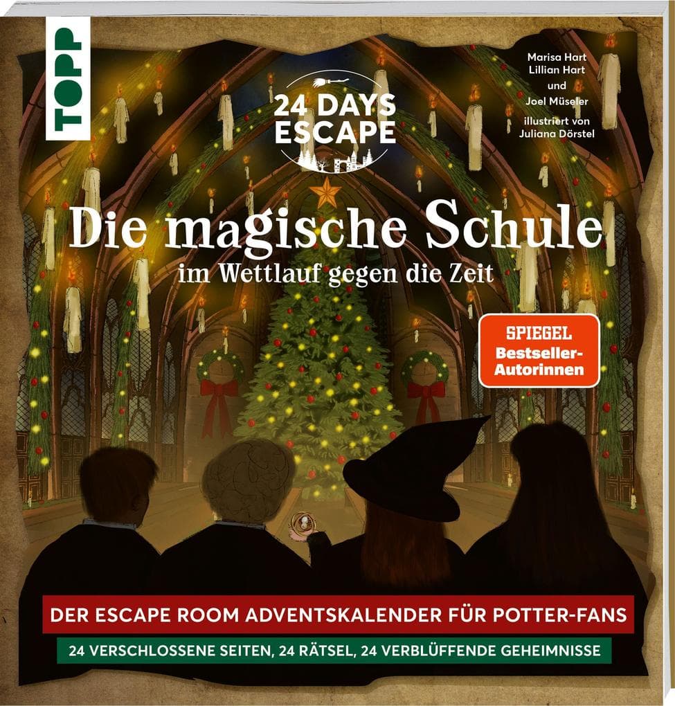 24 DAYS ESCAPE - Der Escape Room Adventskalender für Potter-Fans: Im Wettlauf gegen die Zeit