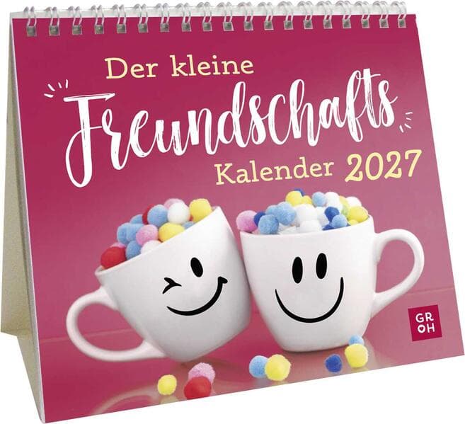 Mini-Kalender 2027: Der kleine Freundschaftskalender