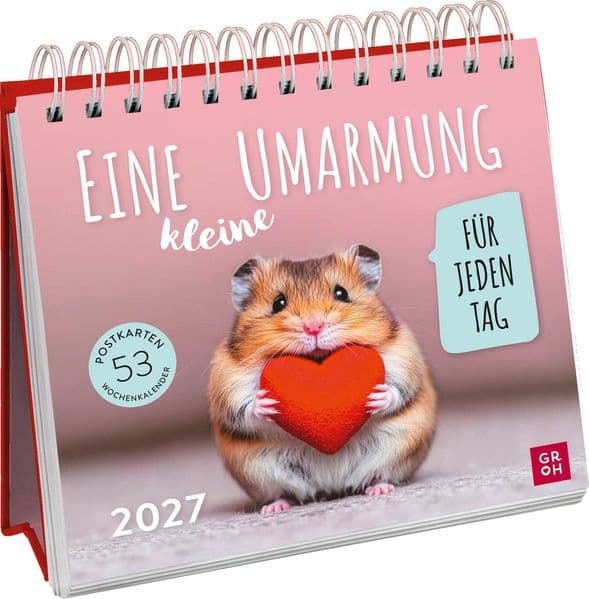Postkartenkalender 2027: Eine kleine Umarmung für jeden Tag