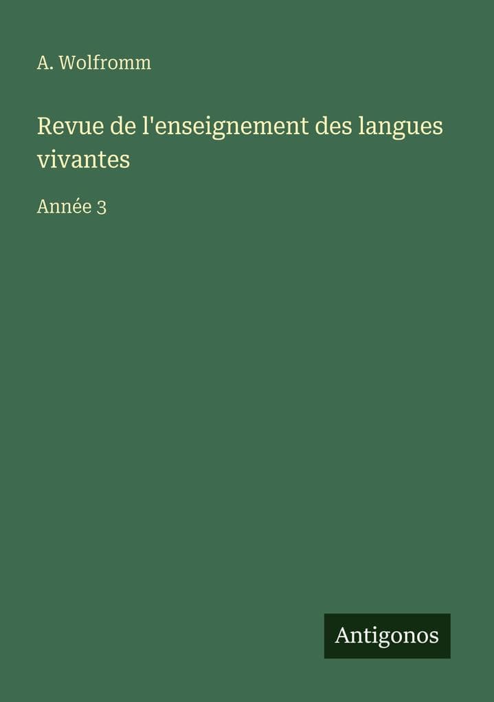 Revue de l'enseignement des langues vivantes
