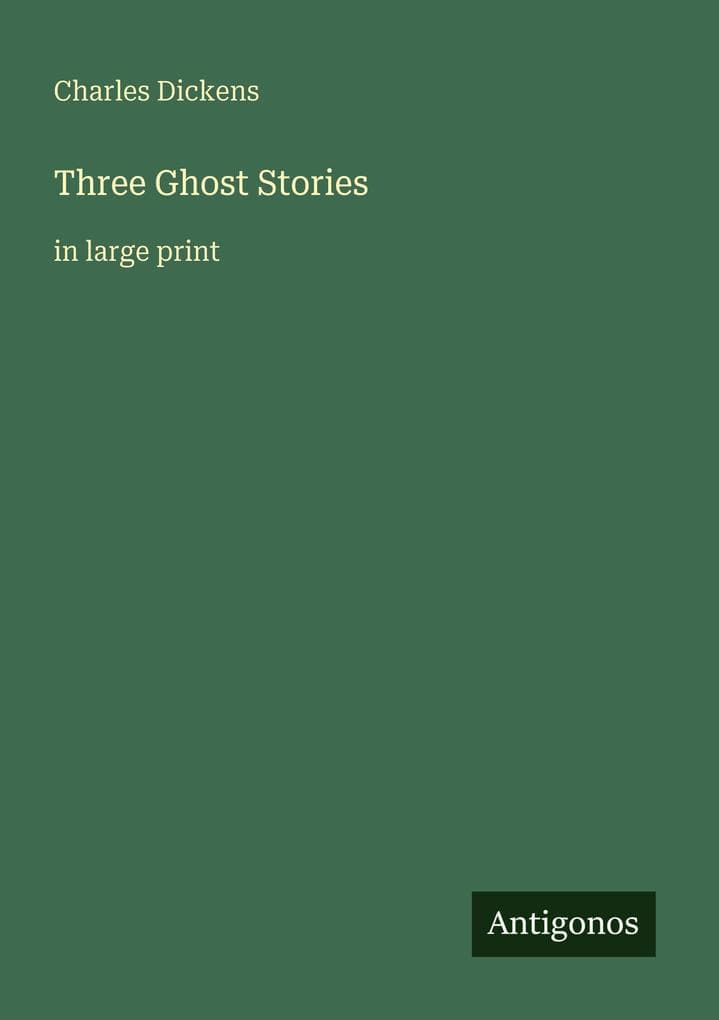 Three Ghost Stories