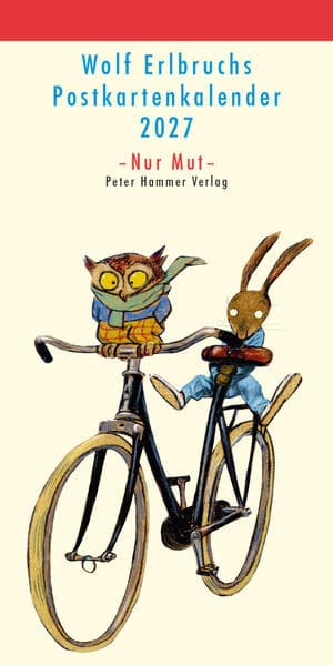 Wolf Erlbruchs Postkartenkalender 2027