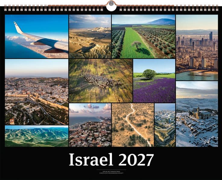 Israelkalender 2027 Black Version