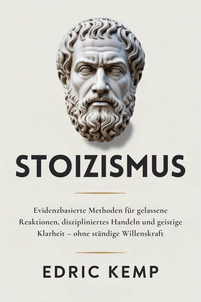 Stoizismus: Evidenzbasierte Methoden für gelassene Reaktionen, diszipliniertes Handeln und geistige Klarheit - ohne ständige Willenskraft