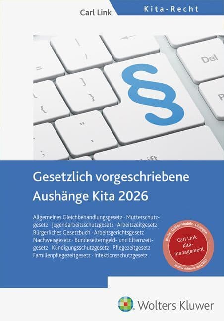 Gesetzlich vorgeschriebene Aushänge Kita 2026