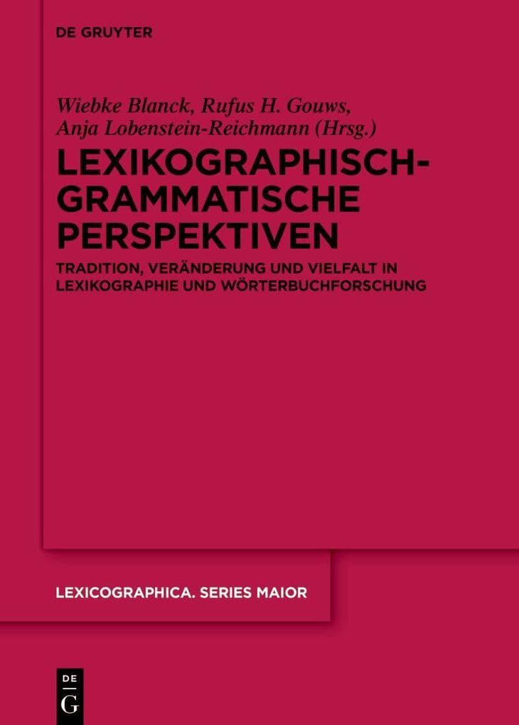 Lexikographisch-grammatische Perspektiven