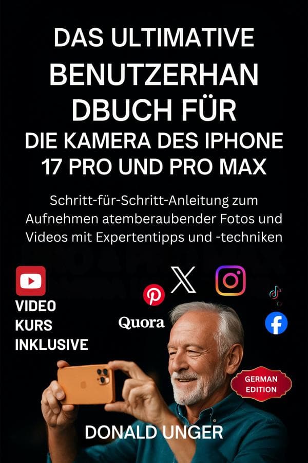 Das ultimative Benutzerhandbuch für die Kamera des iPhone 17 Pro und Pro Max