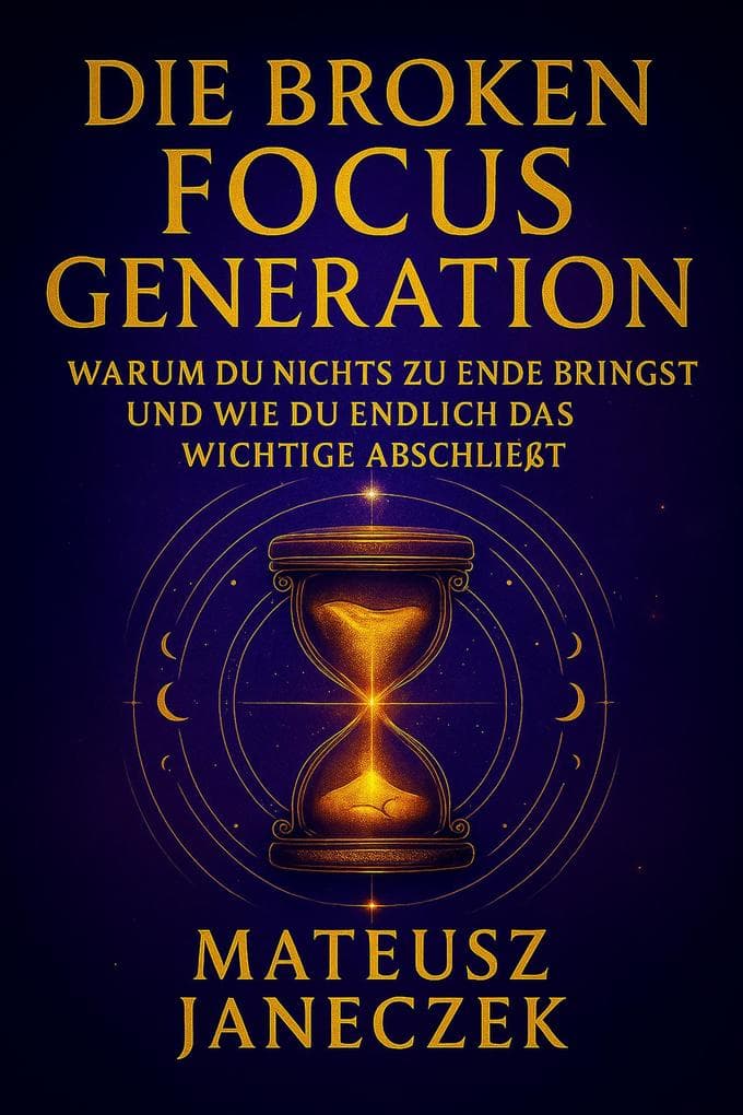 Die Broken Focus Generation - Warum du nichts zu Ende bringst und wie du endlich das Wichtige abschließt (Broken Focus Generation: Why You Can't Finish Anything - And How to Finally Complete What Matters, #1)