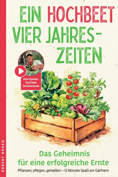 Ein Hochbeet, Vier Jahreszeiten - das Geheimnis für erfolgreiche Ernte