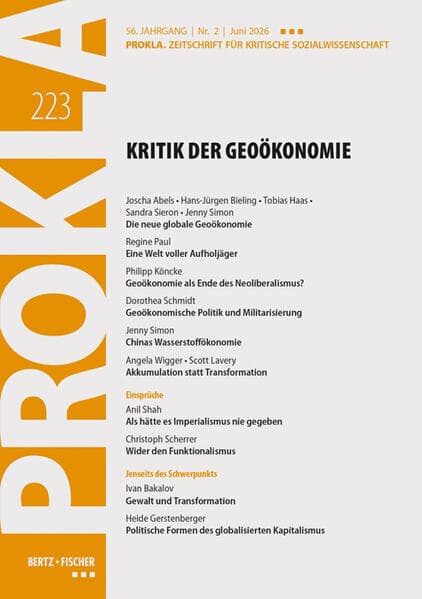 Kritik der Geoökonomie