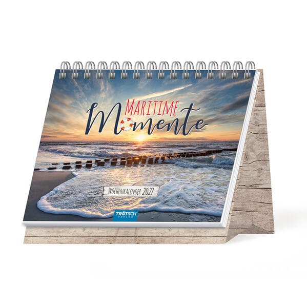 TRÖTSCH - Aufstellwochenkalender Maritime Momente 2027