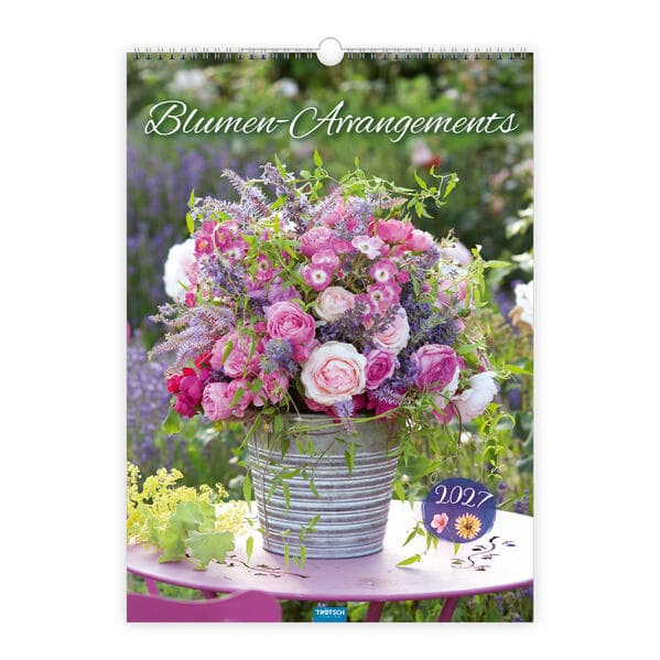 TRÖTSCH - Großbildkalender Blumen-Arrangements 2027