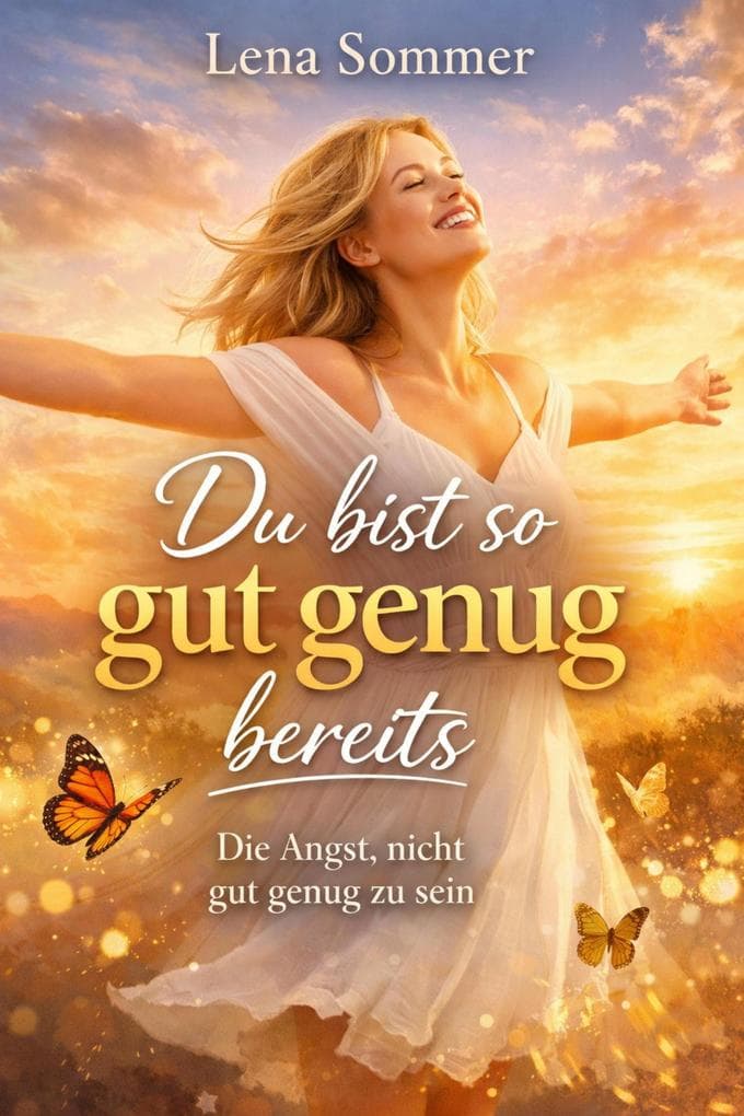 Du bist so gut genug bereits Die Angst, nicht gut genug zu sein