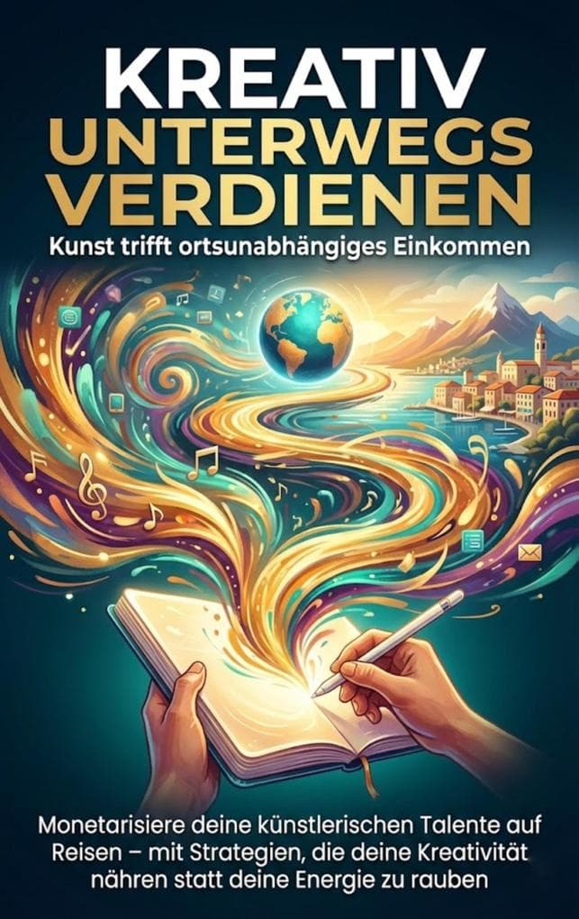 Kreativ unterwegs verdienen: Kunst trifft ortsunabhängiges Einkommen