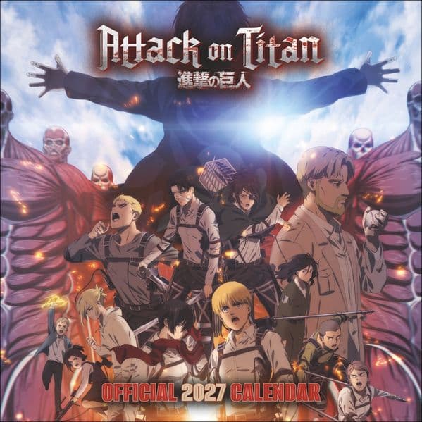Attack on Titan Broschurkalender 2027