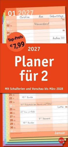 Basic Planer für zwei 2027