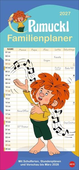 Pumuckl Familienplaner 2027