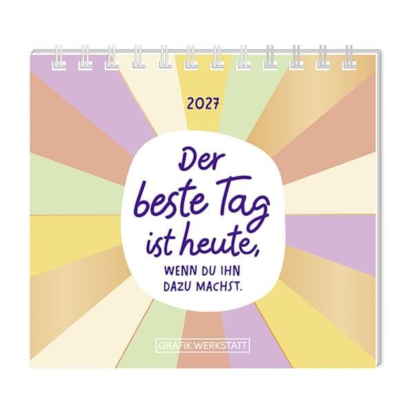 Mini-Kalender 2027 Der beste Tag