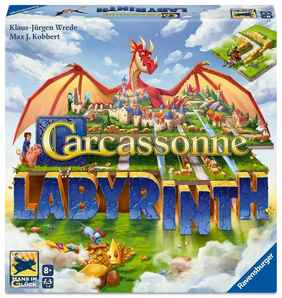 Carcassonne Labyrinth - Gesellschaftsspiel & Brettspiel ab 8 Jahre