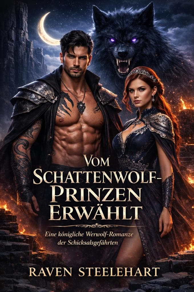 Vom Schattenwolf-Prinzen Erwählt: Eine königliche Werwolf-Romanze der Schicksalsgefährten