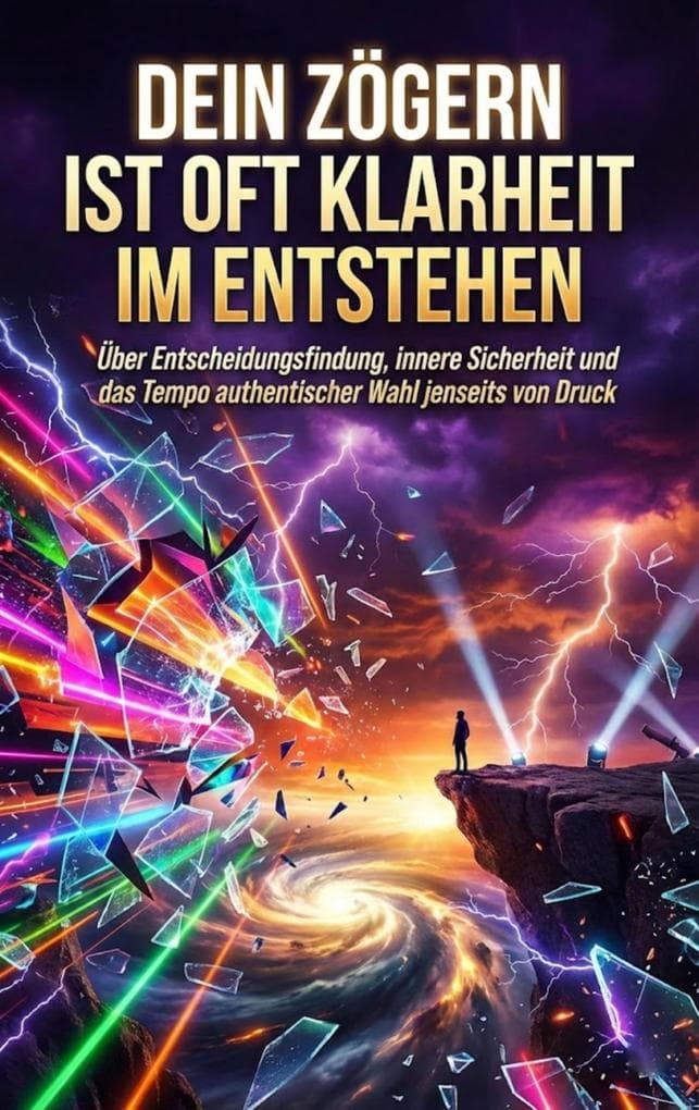 Dein Zögern ist oft Klarheit im Entstehen