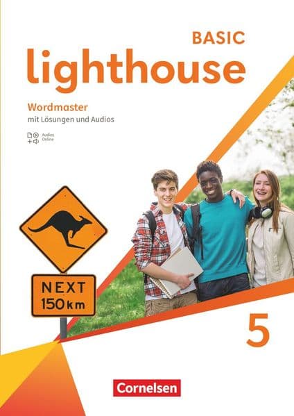 Lighthouse Band 5: 9. Schuljahr - Basic Edition - Wordmaster mit Lösungen und Audios