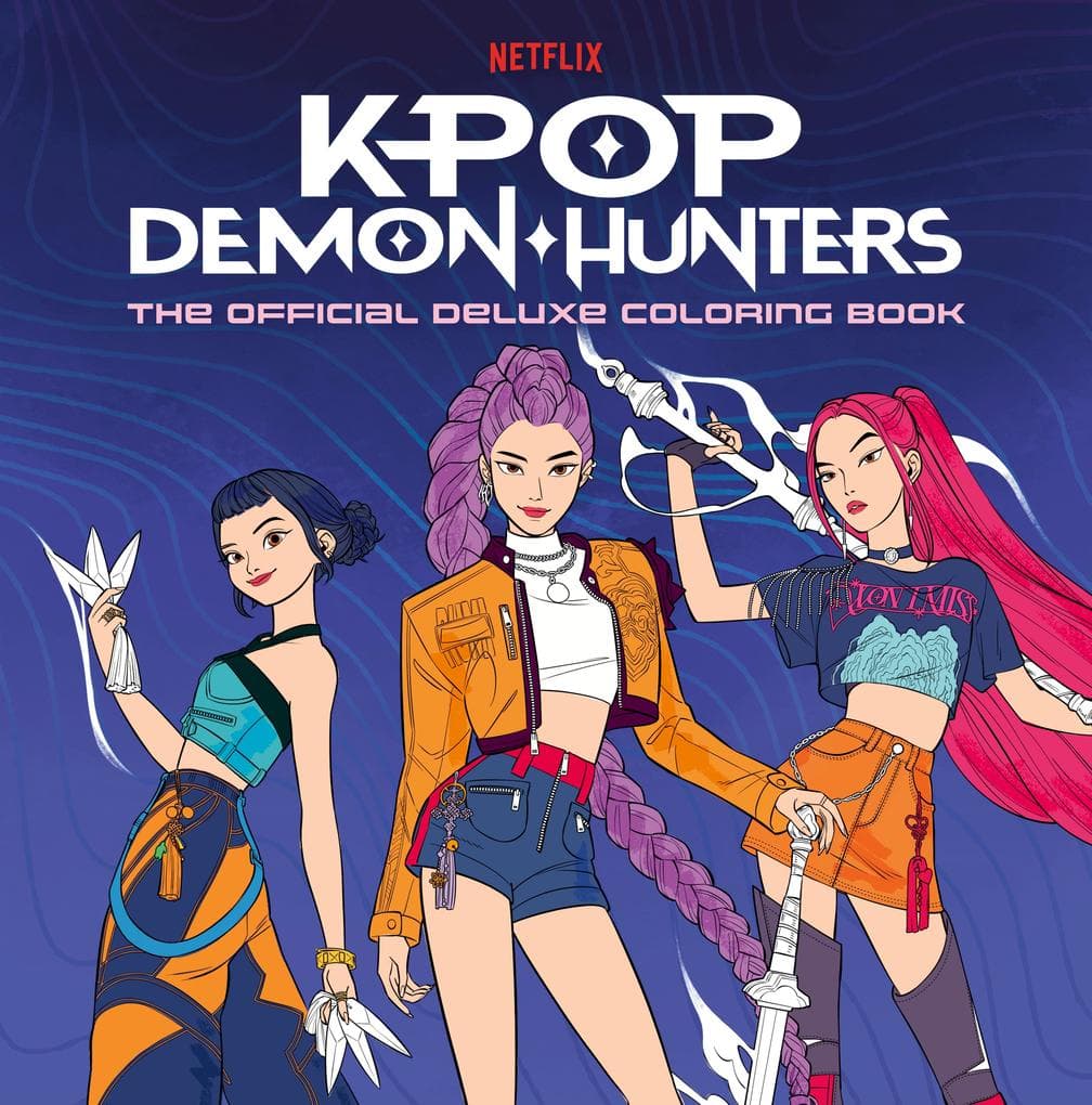 KPop Demon Hunters: The Official Deluxe Colouring Book