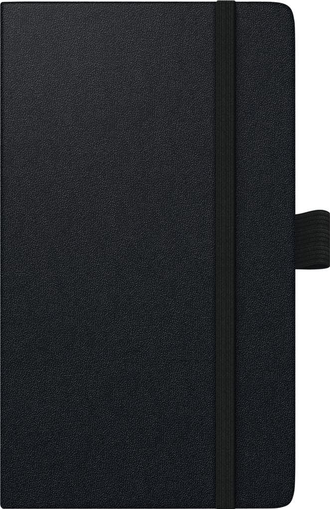 BRUNNEN 1075666907 Taschenkalender Kompagnon Mod. 756 66 2027 A6, Kunststoff, schwarz